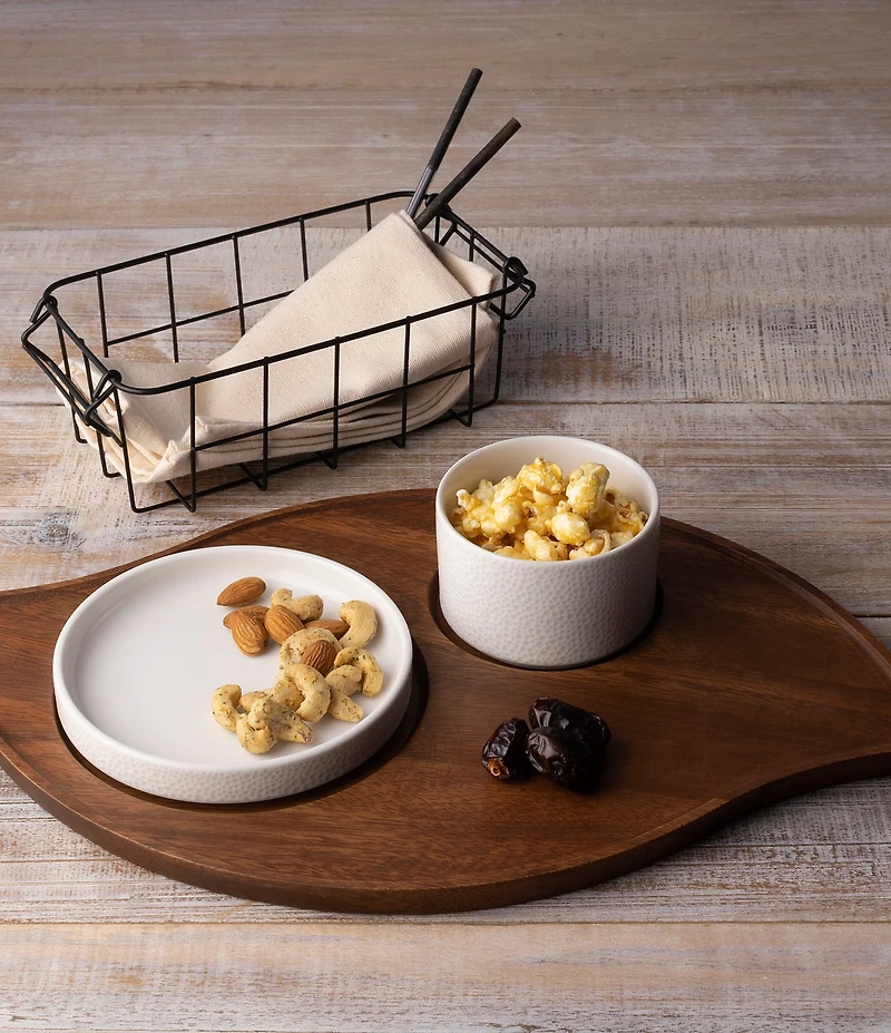 Noritake Natural Wood Collection Wave Platter