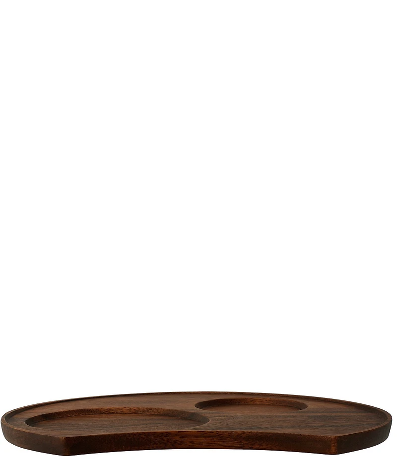 Noritake Hammock Wood Collection Crescent Tray