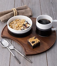 Noritake Hammock Wood Collection Crescent Tray