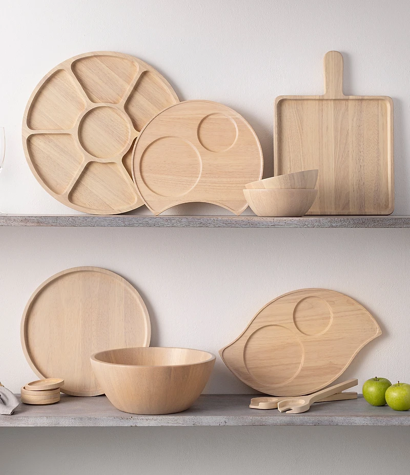 Noritake Hammock Wood Collection Square Platter