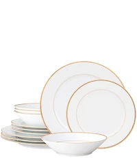 Noritake Heritage Collection 12-Piece Dinnerware Set, Service For 4