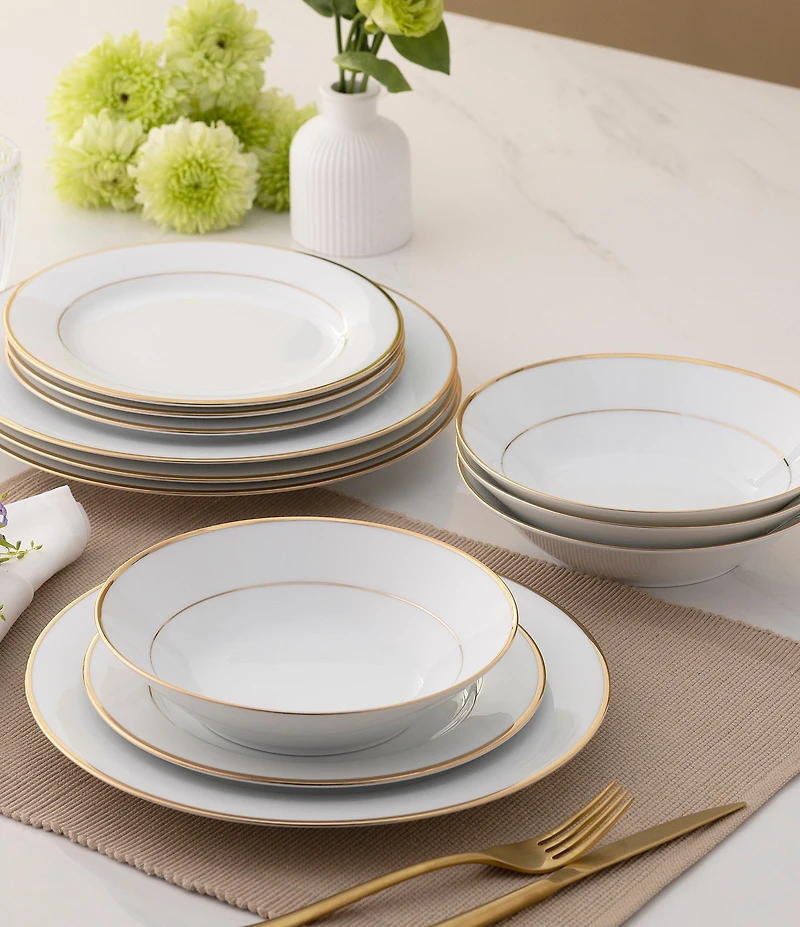 Noritake Heritage Collection 12-Piece Dinnerware Set, Service For 4