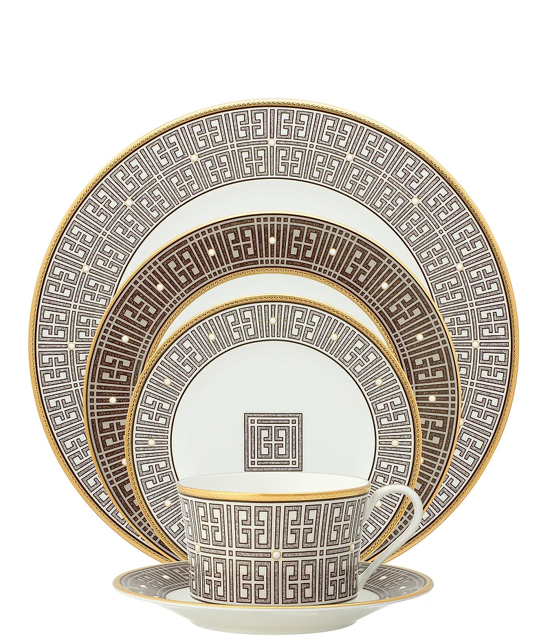 Noritake Infinity Collection Gold Trim 5-Piece Place Setting