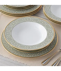 Noritake Infinity Green Gold Collection 12-Piece Set, Service For 4