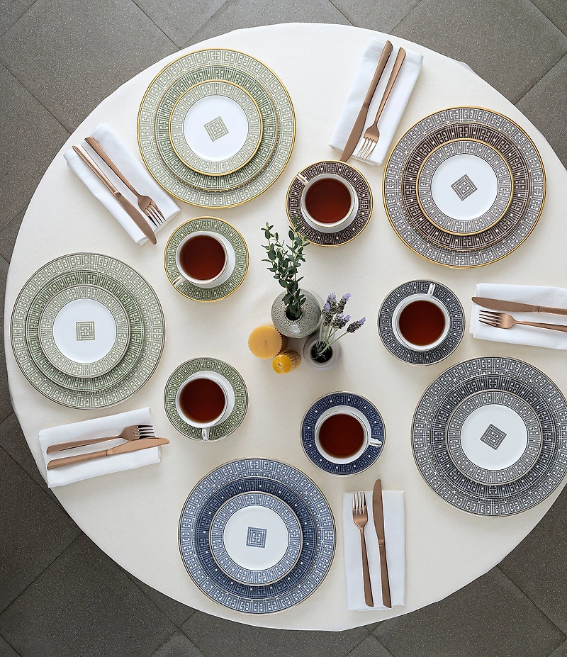 Noritake Infinity Green Gold Collection 12-Piece Set, Service For 4