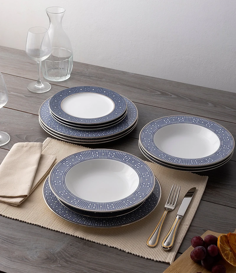 Noritake Infinity Collection Platinum Banding 12-Piece Set, Service For 4