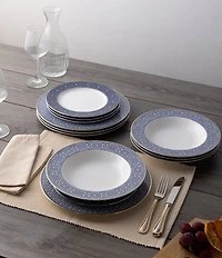 Noritake Infinity Collection Platinum Banding 12-Piece Set, Service For 4