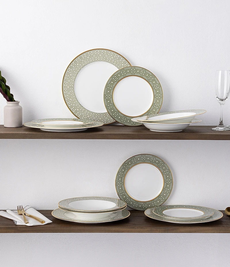 Noritake Infinity Collection Platinum Banding 12-Piece Set, Service For 4