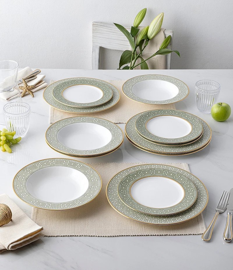 Noritake Infinity Collection Platinum Banding 12-Piece Set, Service For 4