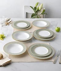 Noritake Infinity Collection Platinum Banding 12-Piece Set, Service For 4