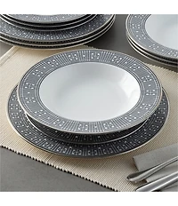 Noritake Infinity Collection Platinum Banding 12-Piece Set, Service For 4