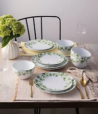 Noritake Ivy Whisper Collection 12-Piece Dinnerware Set