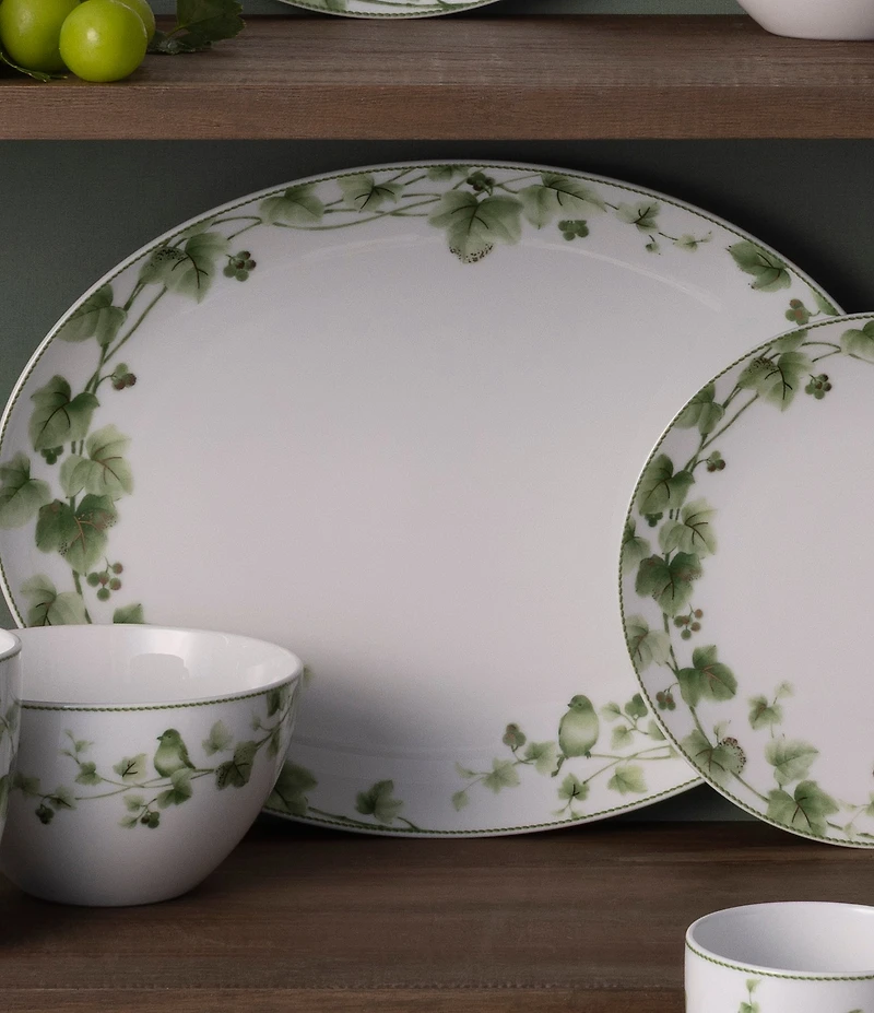 Noritake Ivy Whisper Collection Oval Platter