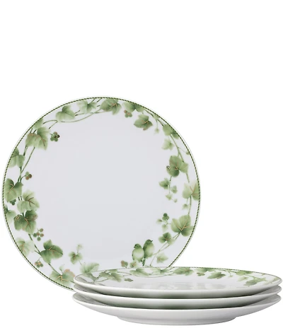 Noritake Ivy Whisper Collection Salad Plates, Set of 4