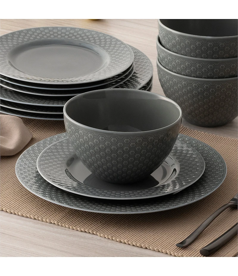 Noritake Kikko Collection 12-Piece Dinnerware Set