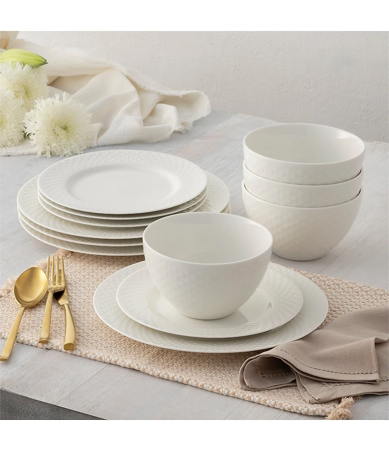 Noritake Kikko Collection 12-Piece Dinnerware Set