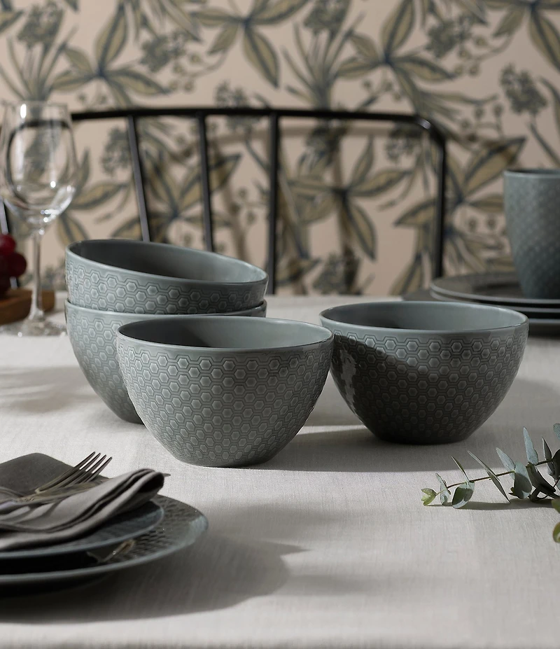 Noritake Kikko Collection Cereal Bowls, Set of 4