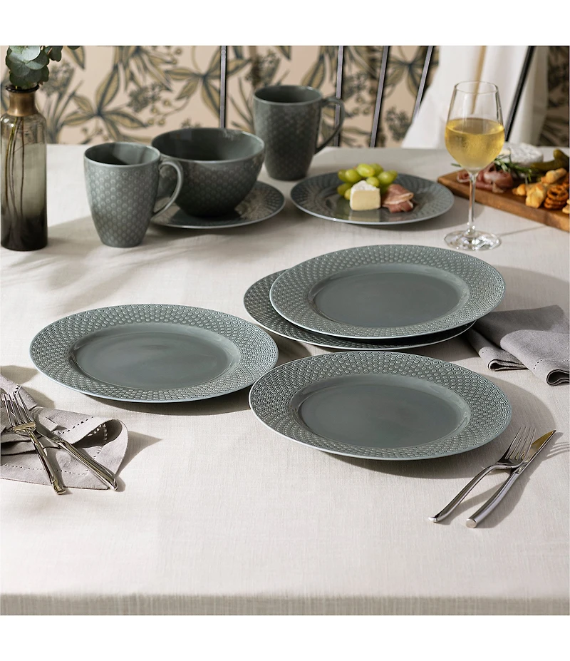 Noritake Kikko Collection Dinner Plates, Set of 4