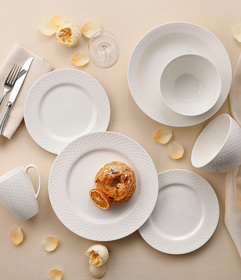 Noritake Kikko Collection Dinner Plates, Set of 4