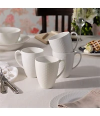 Noritake Kikko Collection Mugs, Set of 4