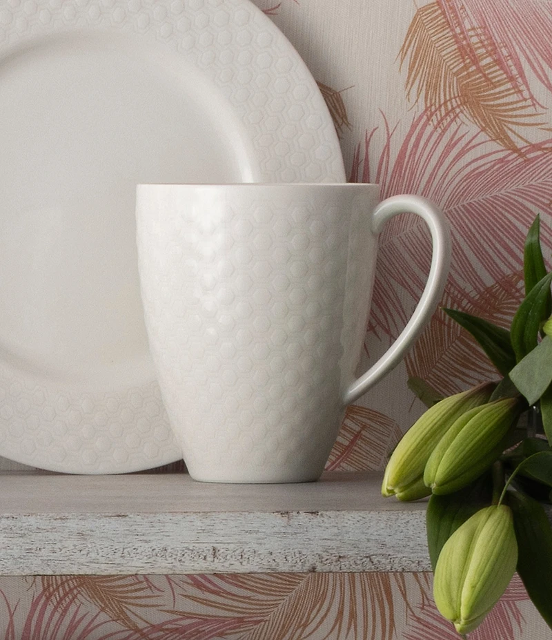 Noritake Kikko Collection Mugs, Set of 4