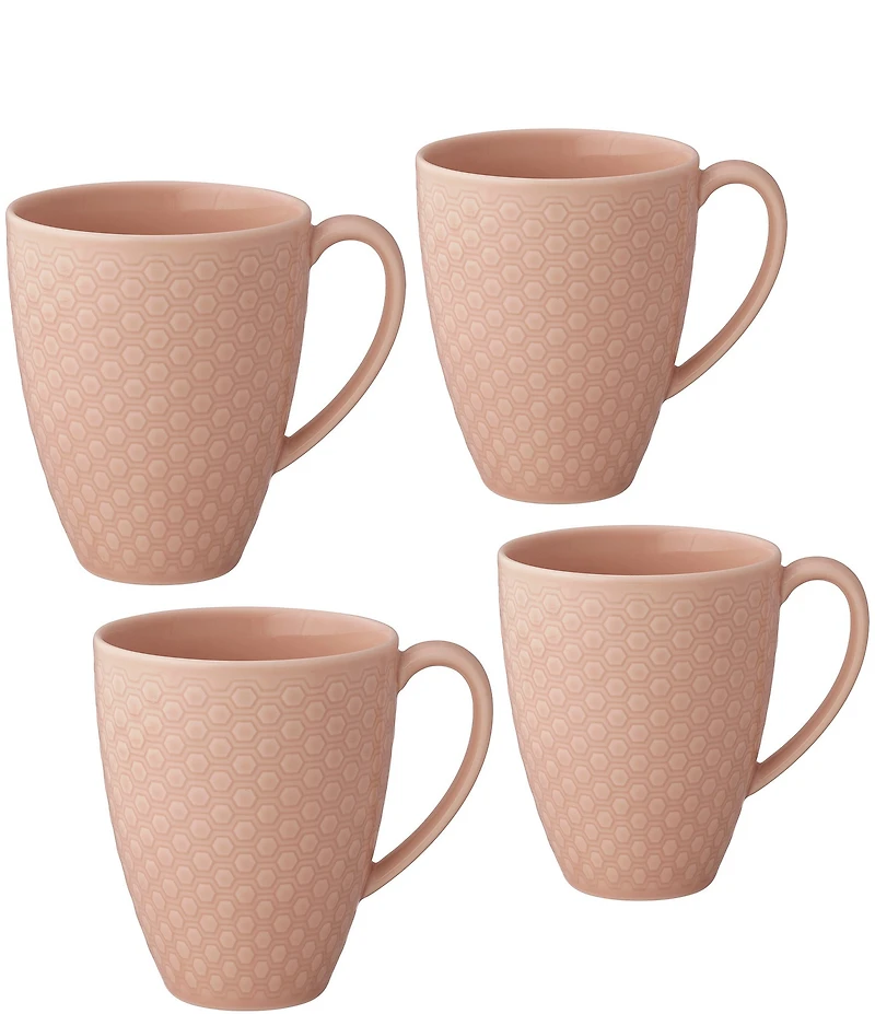 Noritake Kikko Collection Mugs, Set of 4