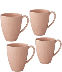 Noritake Kikko Collection Mugs, Set of 4