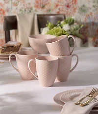 Noritake Kikko Collection Mugs, Set of 4