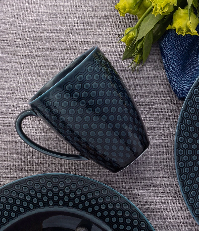 Noritake Kikko Collection Mugs, Set of 4