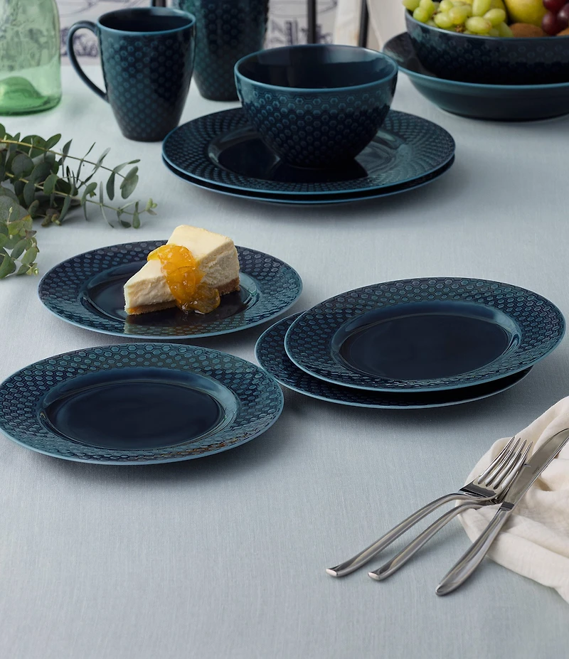 Noritake Kikko Collection Salad Plates, Set of 4