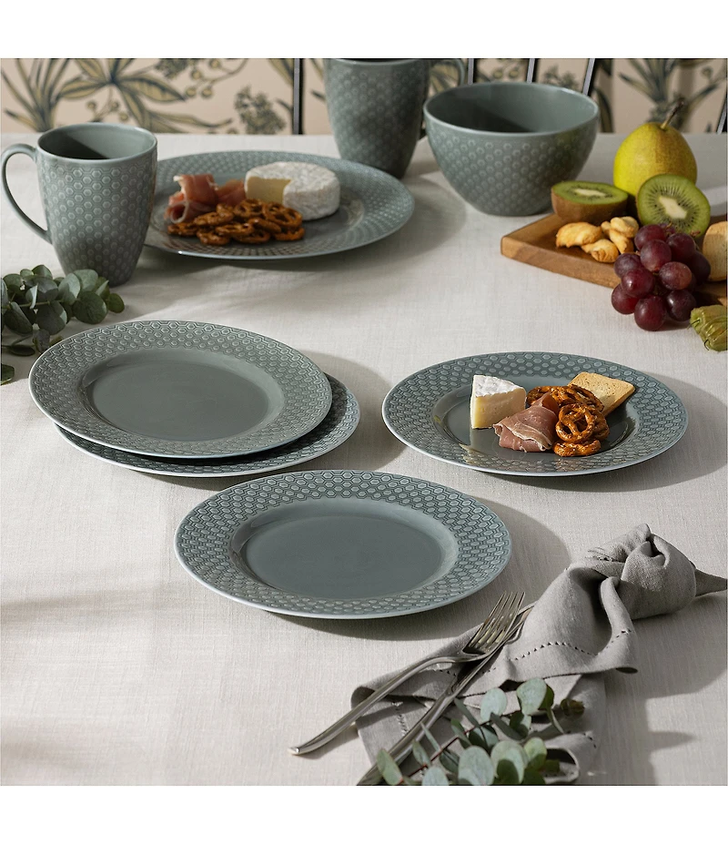 Noritake Kikko Collection Salad Plates, Set of 4