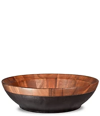 Noritake Kona Wood Round Large Serving Bowl