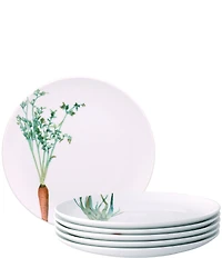 Noritake Kyoka Shunsai Collection Assorted Salad Plates, Set of 6