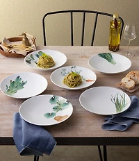 Noritake Kyoka Shunsai Collection Deep Plates, Set of 6