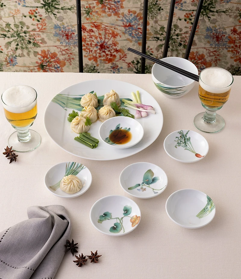 Noritake Kyoka Shunsai Collection Small Plates, Set of 6 S