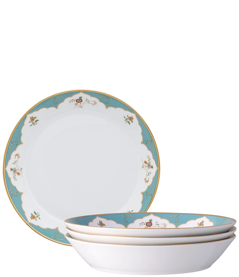 Noritake Lodi's Morning Collection Rim Dinner Bowls