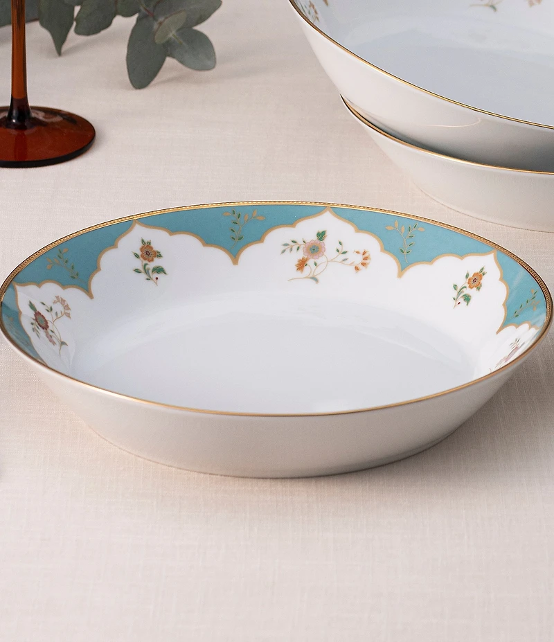 Noritake Lodi's Morning Collection Rim Dinner Bowls