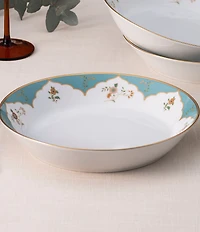 Noritake Lodi's Morning Collection Rim Dinner Bowls