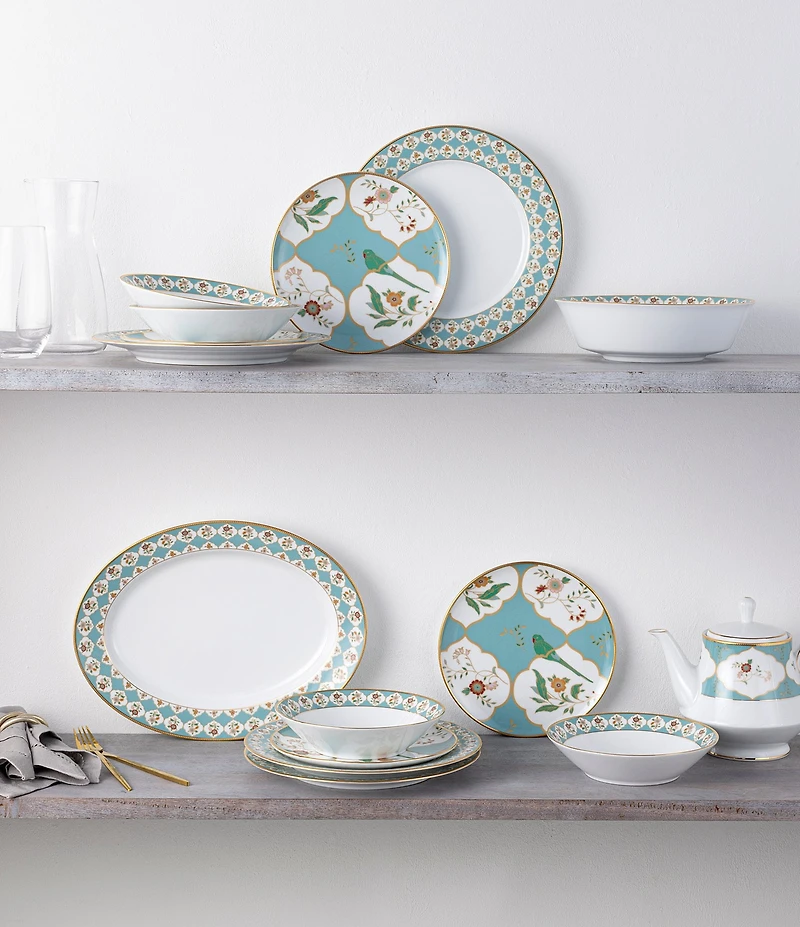 Noritake Lodi's Morning Collection Rim Dinner Bowls