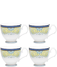 Noritake Menorca Palace Collection Teacups, Set of 4