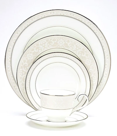 Noritake Montvale Platinum Collection 5-Piece Place Setting