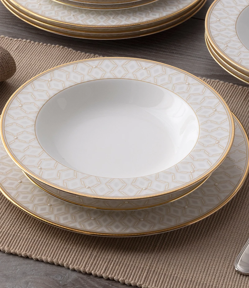 Noritake Noble Pearl Collection 12-Piece Set, Service For 4