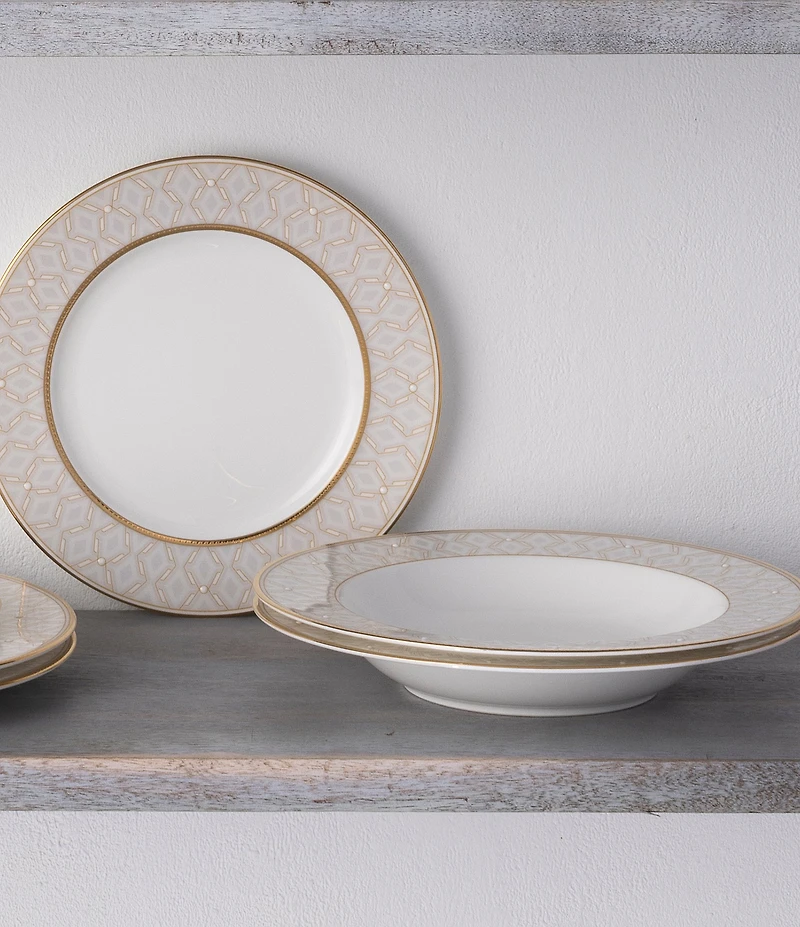 Noritake Noble Pearl Collection 12-Piece Set, Service For 4