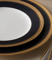 Noritake Odessa Cobalt Collection Gold Banded Place Setting