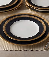 Noritake Odessa Cobalt Collection Gold Banded Place Setting