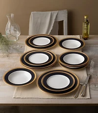 Noritake Odessa Cobalt Collection 12-Piece Set, Service For 4
