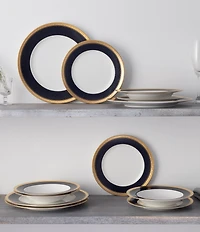 Noritake Odessa Cobalt Collection 12-Piece Set, Service For 4
