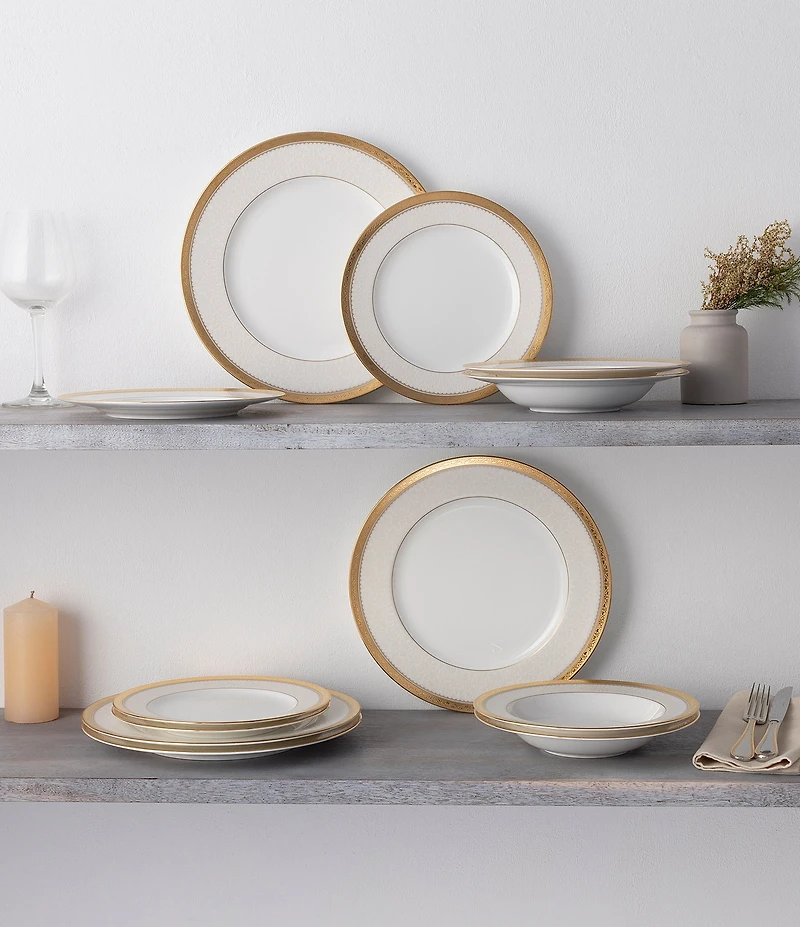 Noritake Odessa Collection 12-Piece Set, Service For 4