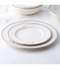 Noritake Platinum Wave Collection 12-Piece Set, Service For 4