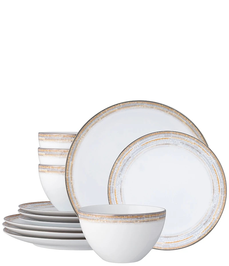 Noritake Raylan 12-Piece Dinnerware Set, Service for 4
